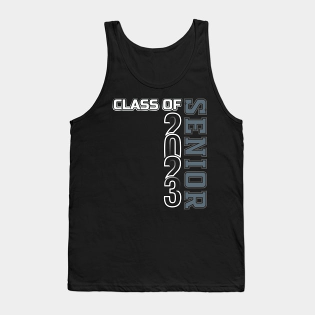 Senior Class of 2023 High School College Graduation Tank Top by Gendon Design